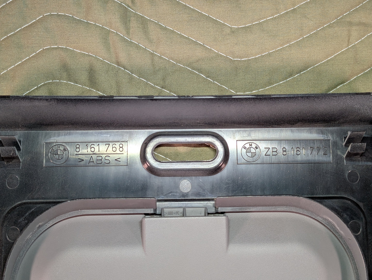 BMW E31 8 Series Ski Bag Cover Panel, Gray