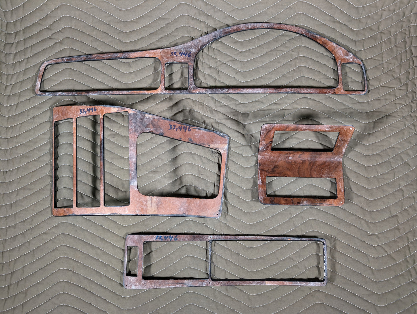 BMW E31 Madera Concepts Interior Wood Trim Panel Set