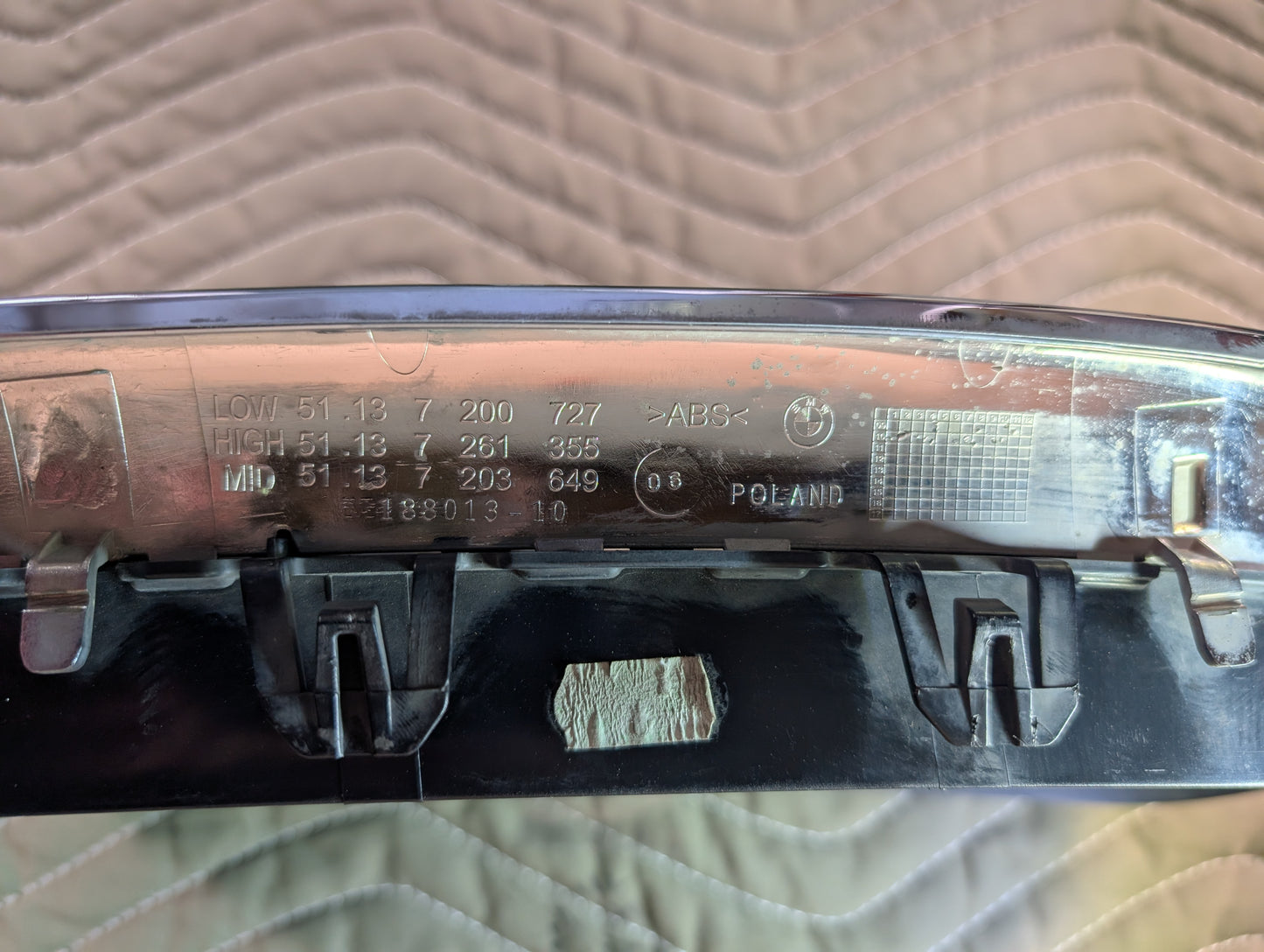 BMW Chrome Kidney Grille Set - Genuine BMW, F10 F11