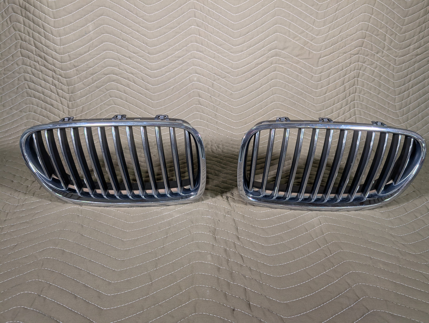 BMW Chrome Kidney Grille Set - Genuine BMW, F10 F11