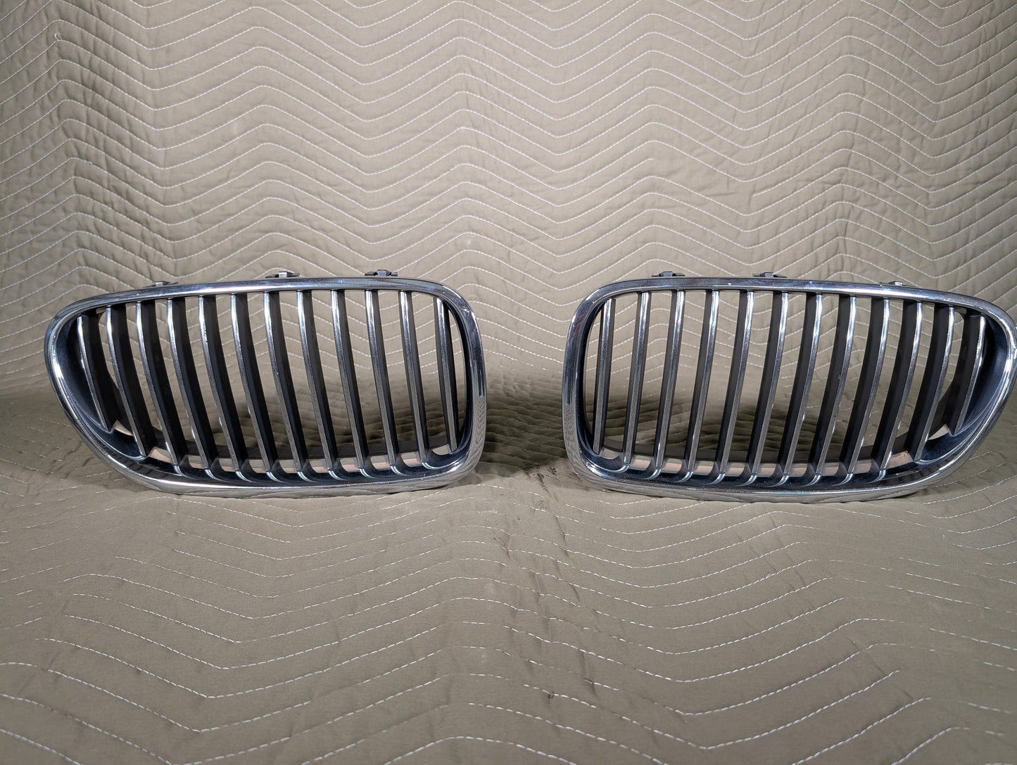 BMW Chrome Kidney Grille Set - Genuine BMW, F10 F11