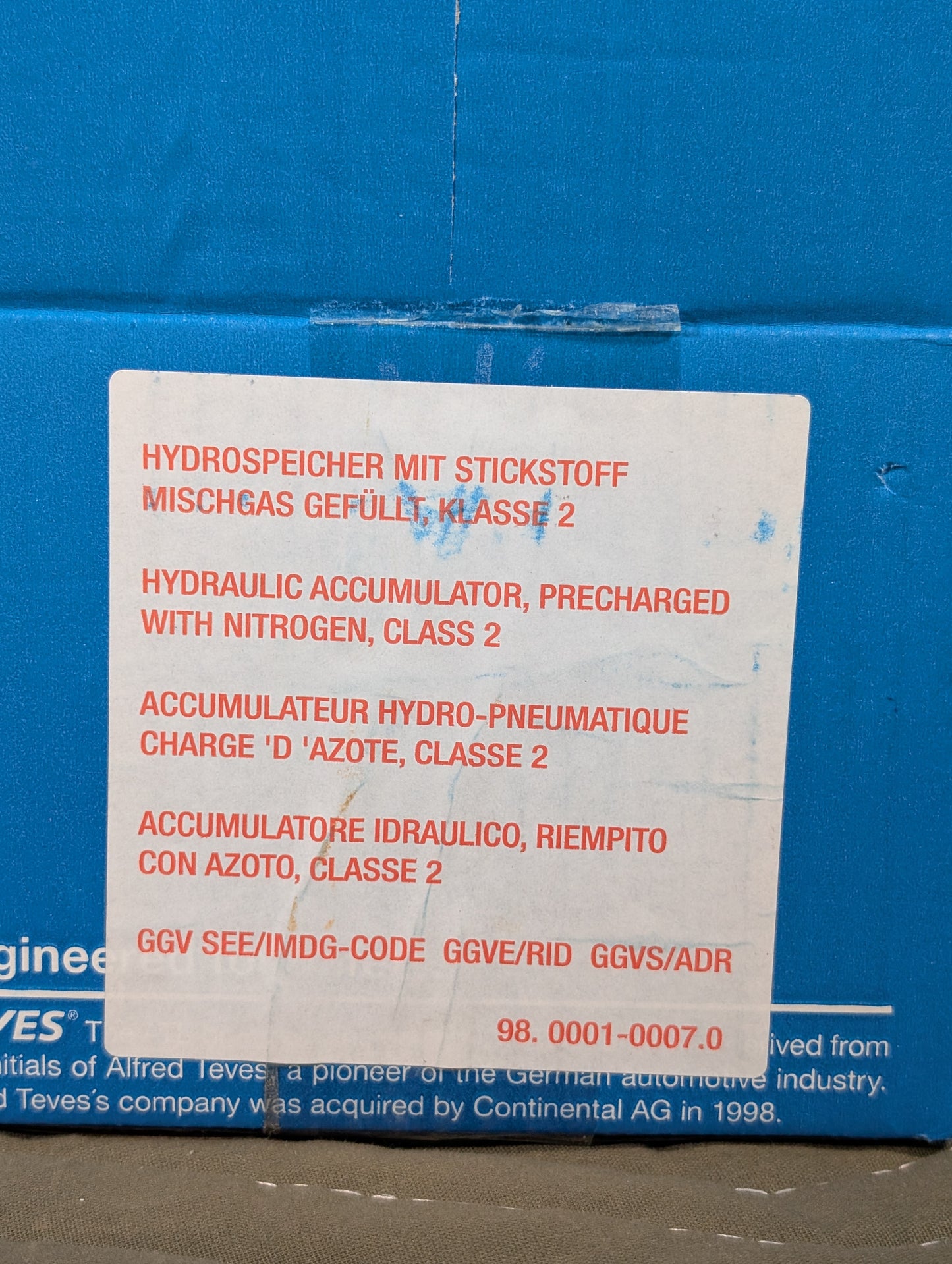 Brake Pressure Accumulator (Brake Bomb) - ATE, E34 E32 E31