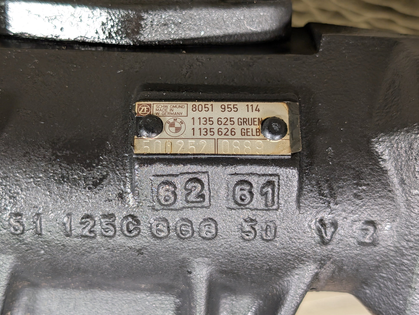 BMW E34 I6 ZF Steering Box