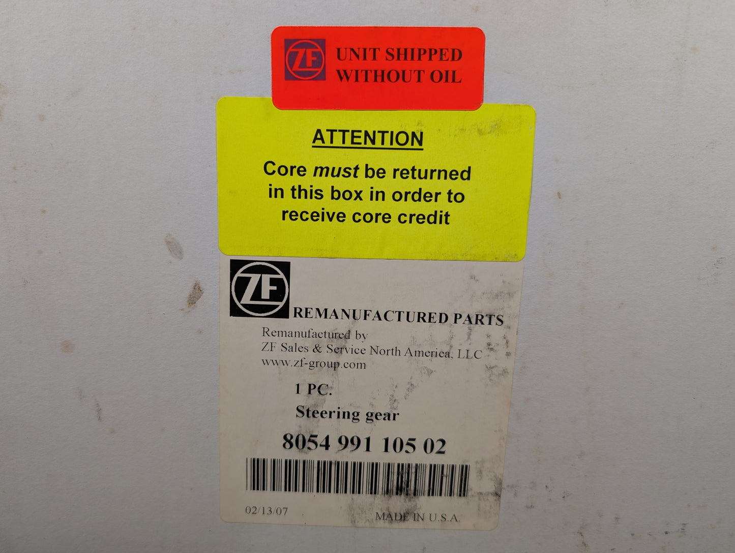 BMW E24 ZF Steering Box with Servotronic