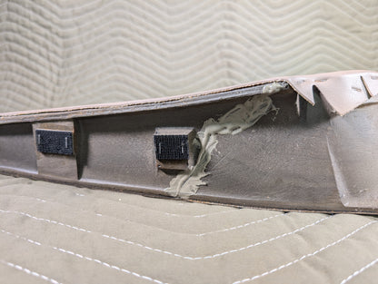 BMW E31 Lower Left Trim Panel (Boomerang), Parchment